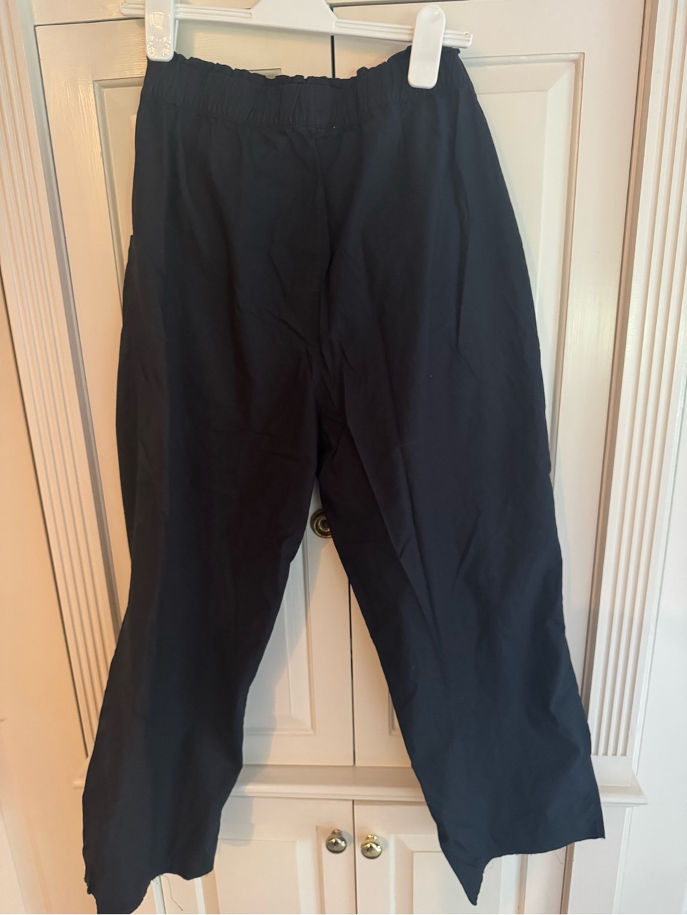 sundays Black Elastic Waist pants